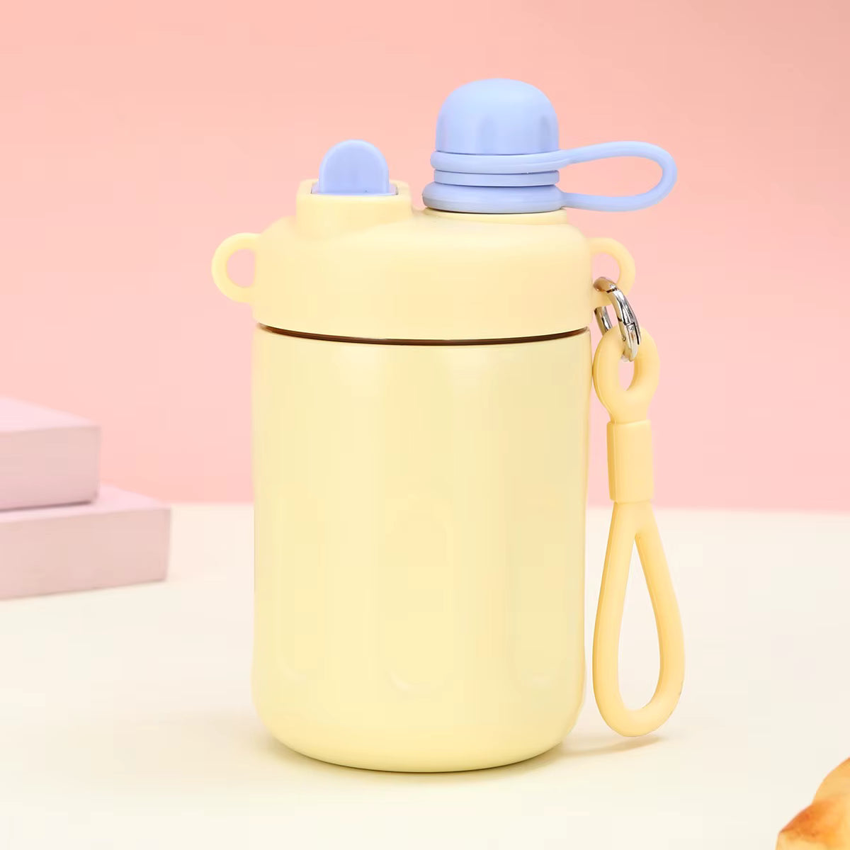 2 in 1 Pastel Stainless Steel Vaccum Sipper Bottle ( 500 ML )