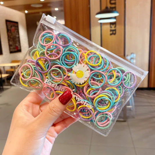 Flower 100 Pcs Kids Rubber Band Pack