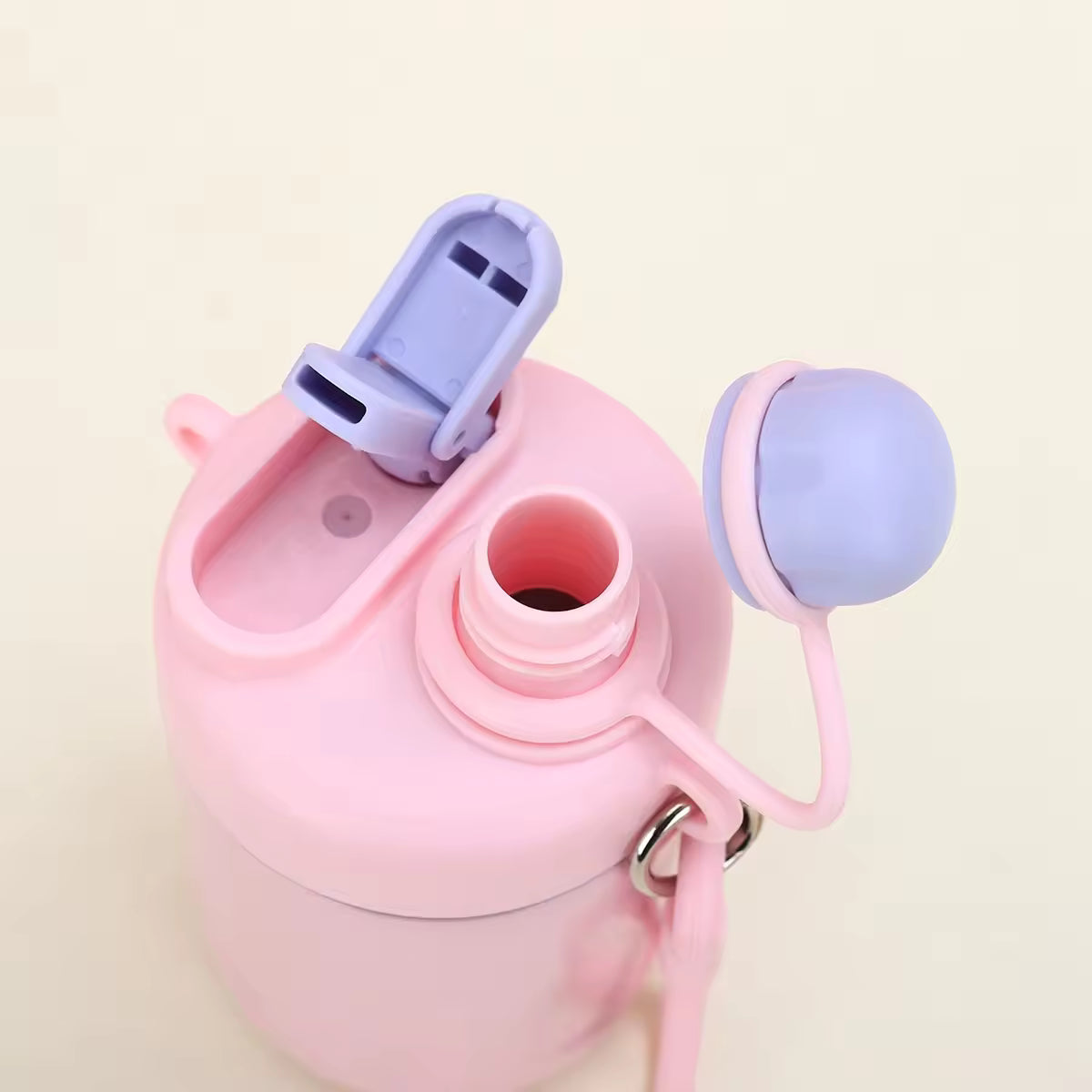 2 in 1 Pastel Stainless Steel Vaccum Sipper Bottle ( 500 ML )