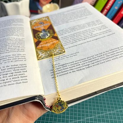 Harry Potter Bookmark with metal charm