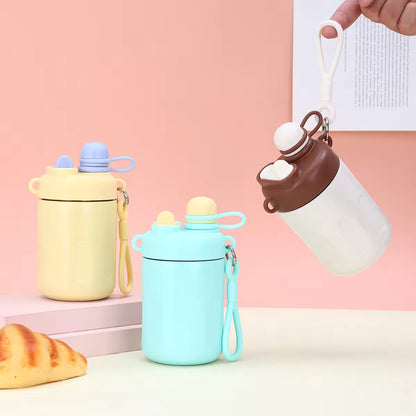 2 in 1 Pastel Stainless Steel Vaccum Sipper Bottle ( 500 ML )
