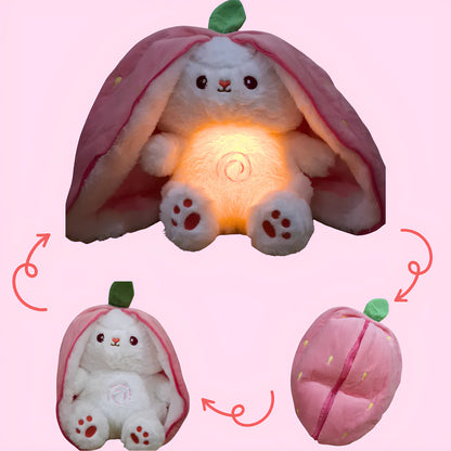 Bunny strawberry breating plushy