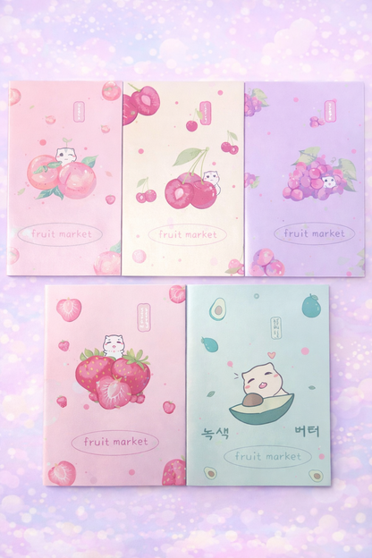 Kawaii A5 Notebok - 5 Pcs Set