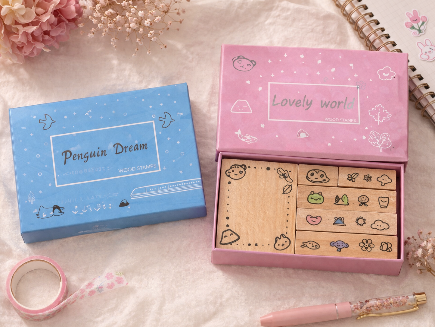 Lovely World Wooden Stamp