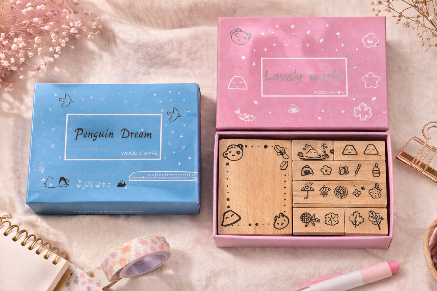 Lovely World Wooden Stamp