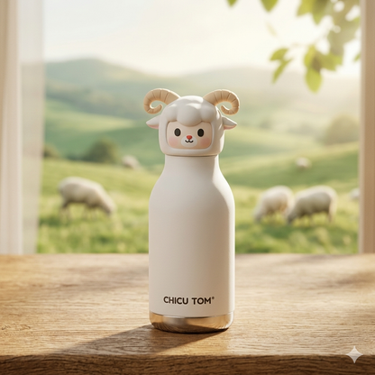 Animal Sipper Bottle Stainless Steel