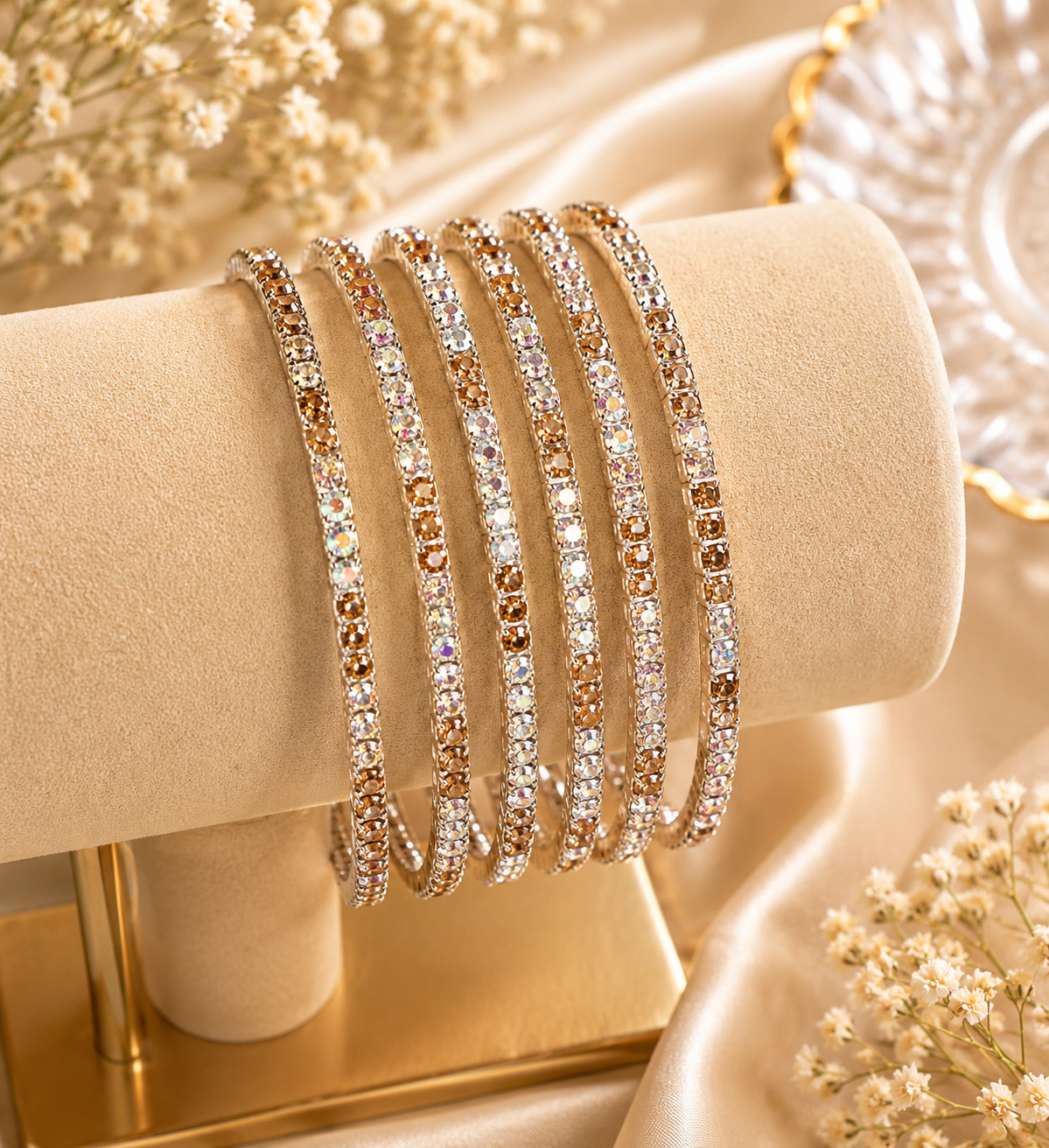 Stackable Crystal Bracelet