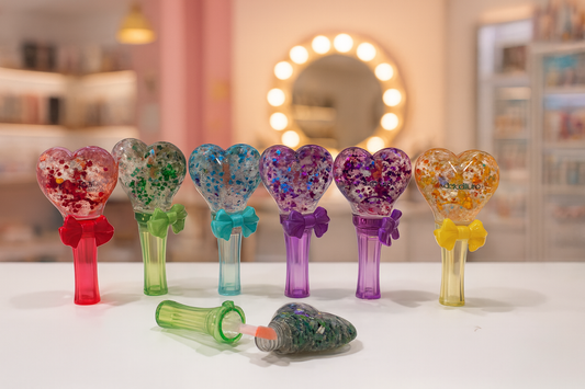 Cute Bow Glitter Lip Gloss