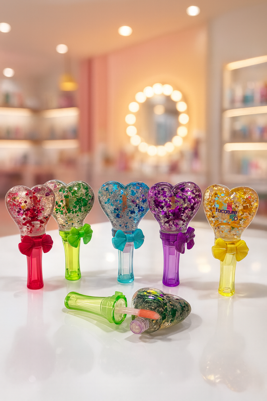 Cute Bow Glitter Lip Gloss