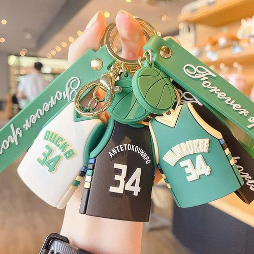Basketball keychain