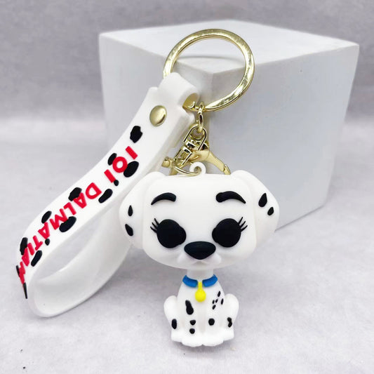 Dalmation dog  keychain