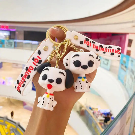 Dalmation dog  keychain
