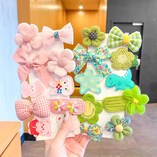 Pintresty kids korean hair hair clip set