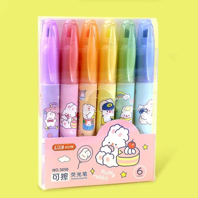 Kawaii Cute Erasable Highlighter