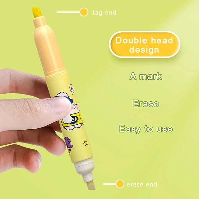 Kawaii Cute Erasable Highlighter