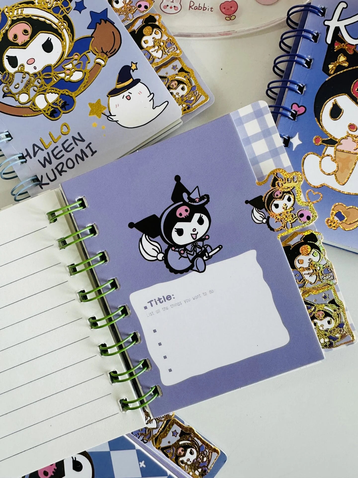 Kuromi Small Spiral Diary- Kawaii