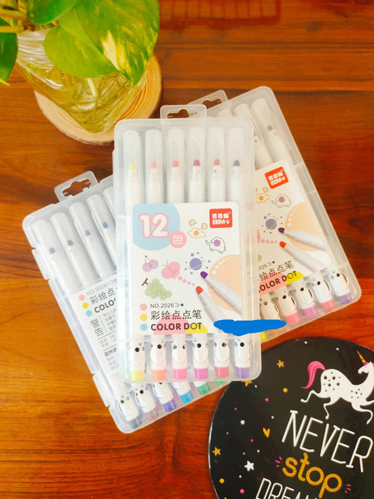 Aesthetic Color Dot Pens
