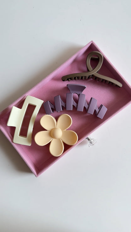 Pintresty Korean Hair Claw Clip Set