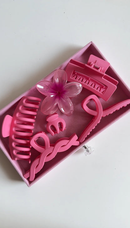 Pintresty Korean Hair Claw Clip Set