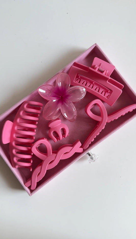 Pintresty Korean Hair Claw Clip Set