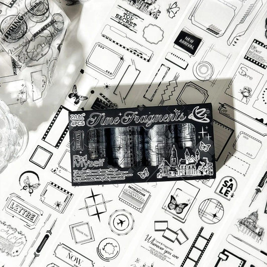 Time fragments Sticker Roll Set (4 pcs)