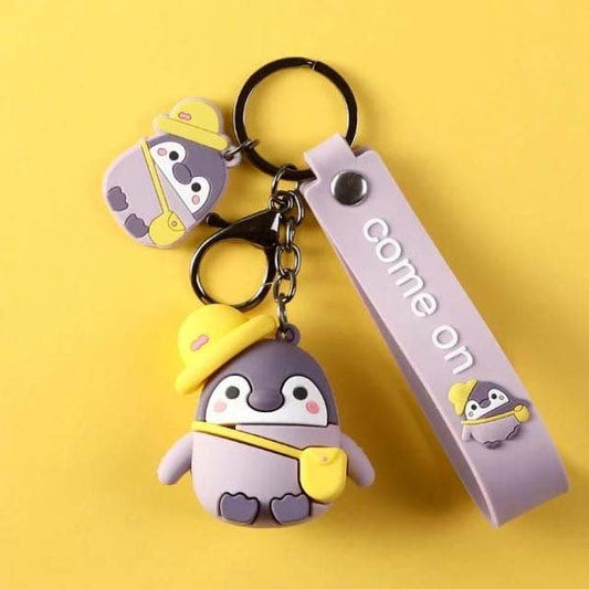 Cute Penguin Keychain Cartoon
