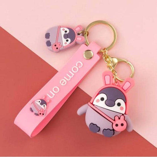 Cute Penguin Keychain Cartoon
