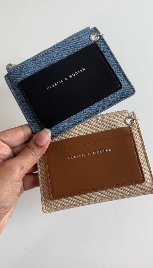 Classic & Modern mini wallet Card Holder