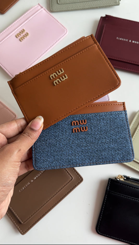 Min min  korean wallet and card holder