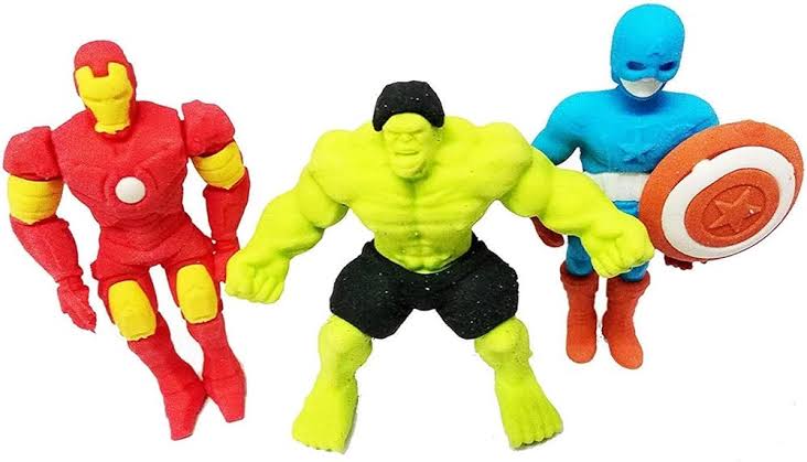 Avengers eraser set