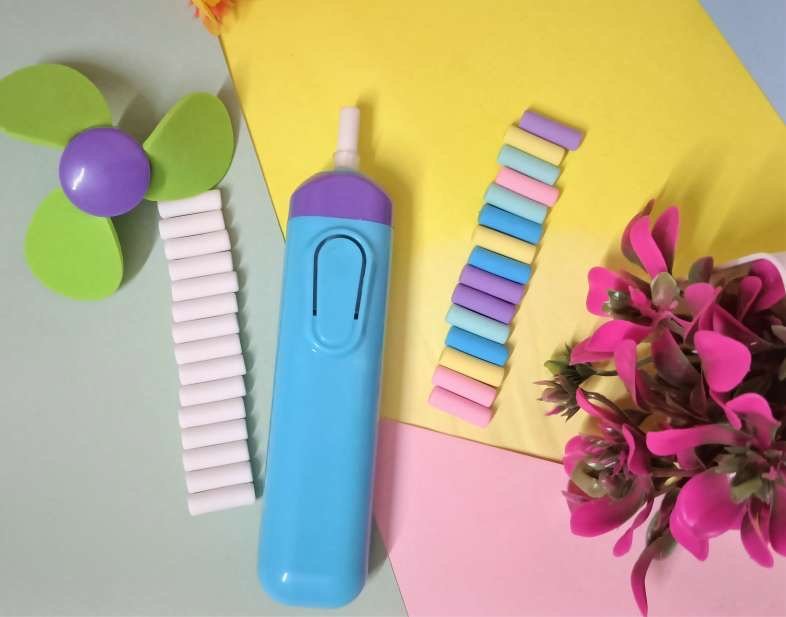 Cute Electric Erasers With Fan And Extra Refills