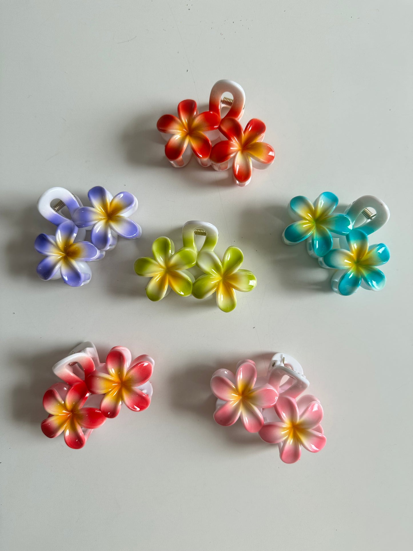 2 Flower Pintresty Hair Claw Clip