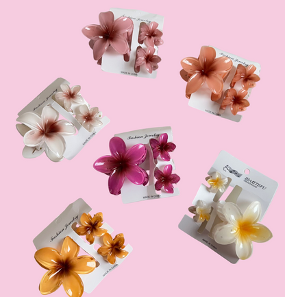 Pintresty Flower Hair Claw Clip - Set