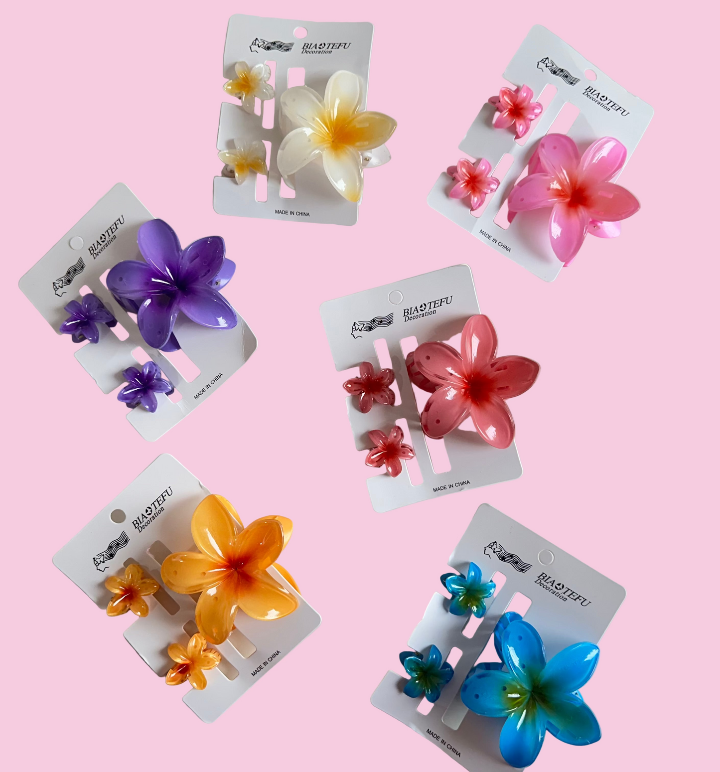 Pintresty Flower Hair Claw Clip - Set