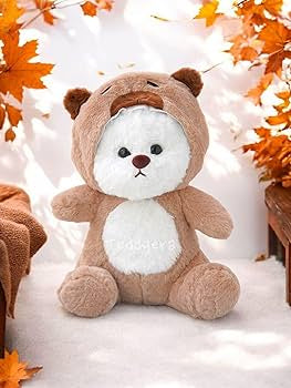Brown bear Hoodie plushy soft toy