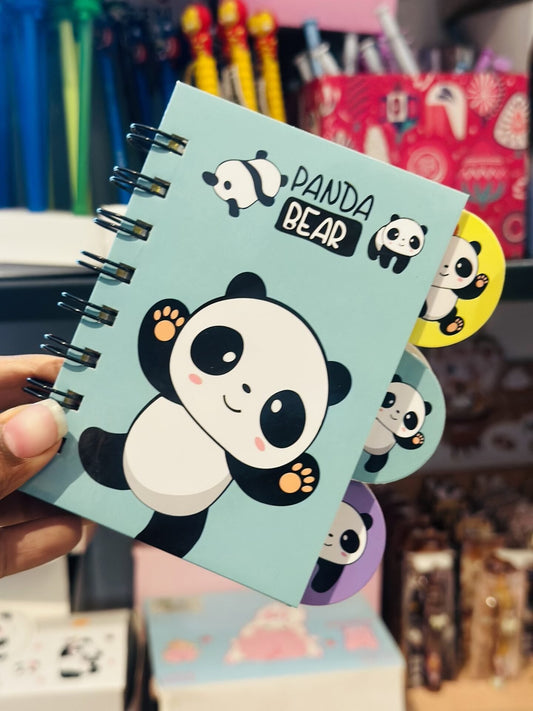 Mini Panda Spiral Diary