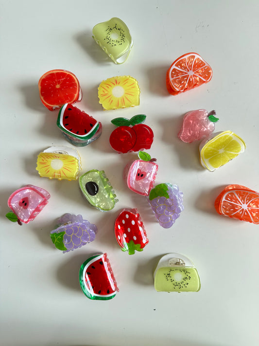 Citrus Fruit Hair Claw Clip