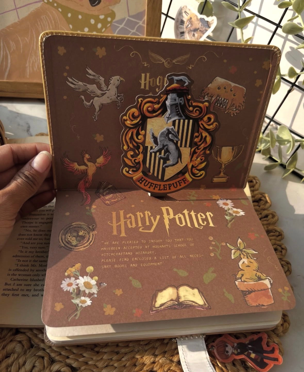 Harry Potter Magnetic Puff Diary