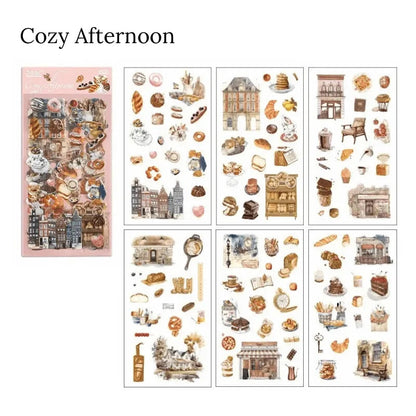 Vintage Items Sticker Sheet - 6 pcs