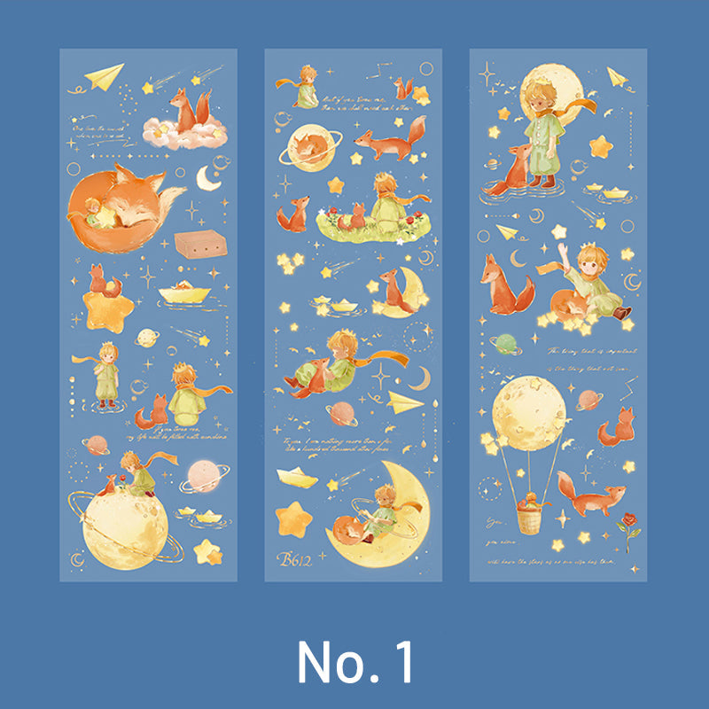 Sky Moon Dreamy Sticker Sheet - 4 Pcs
