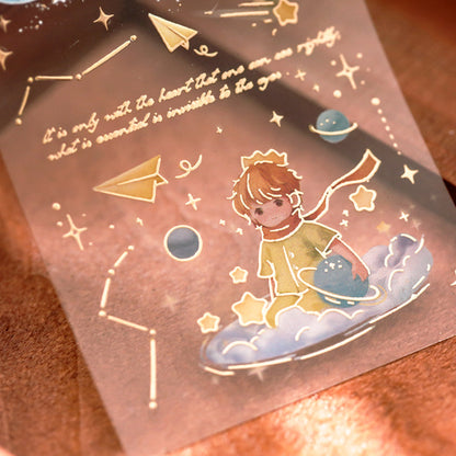 Sky Moon Dreamy Sticker Sheet - 4 Pcs