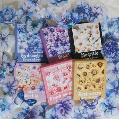 Flower Bloom Sticker Box - 60 Pcs