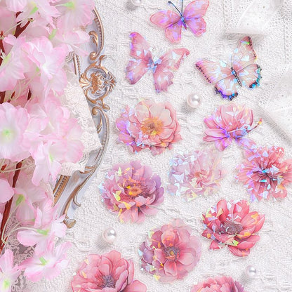 Flower Bloom Sticker Box - 60 Pcs