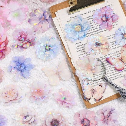 Flower Bloom Sticker Box - 60 Pcs