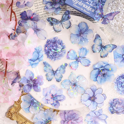 Flower Bloom Sticker Box - 60 Pcs