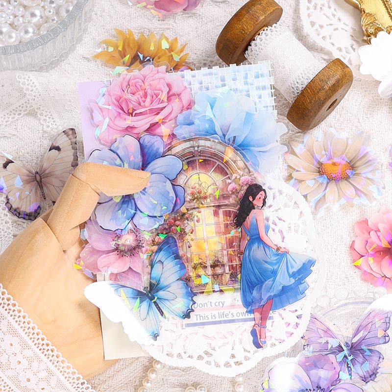 Flower Bloom Sticker Box - 60 Pcs