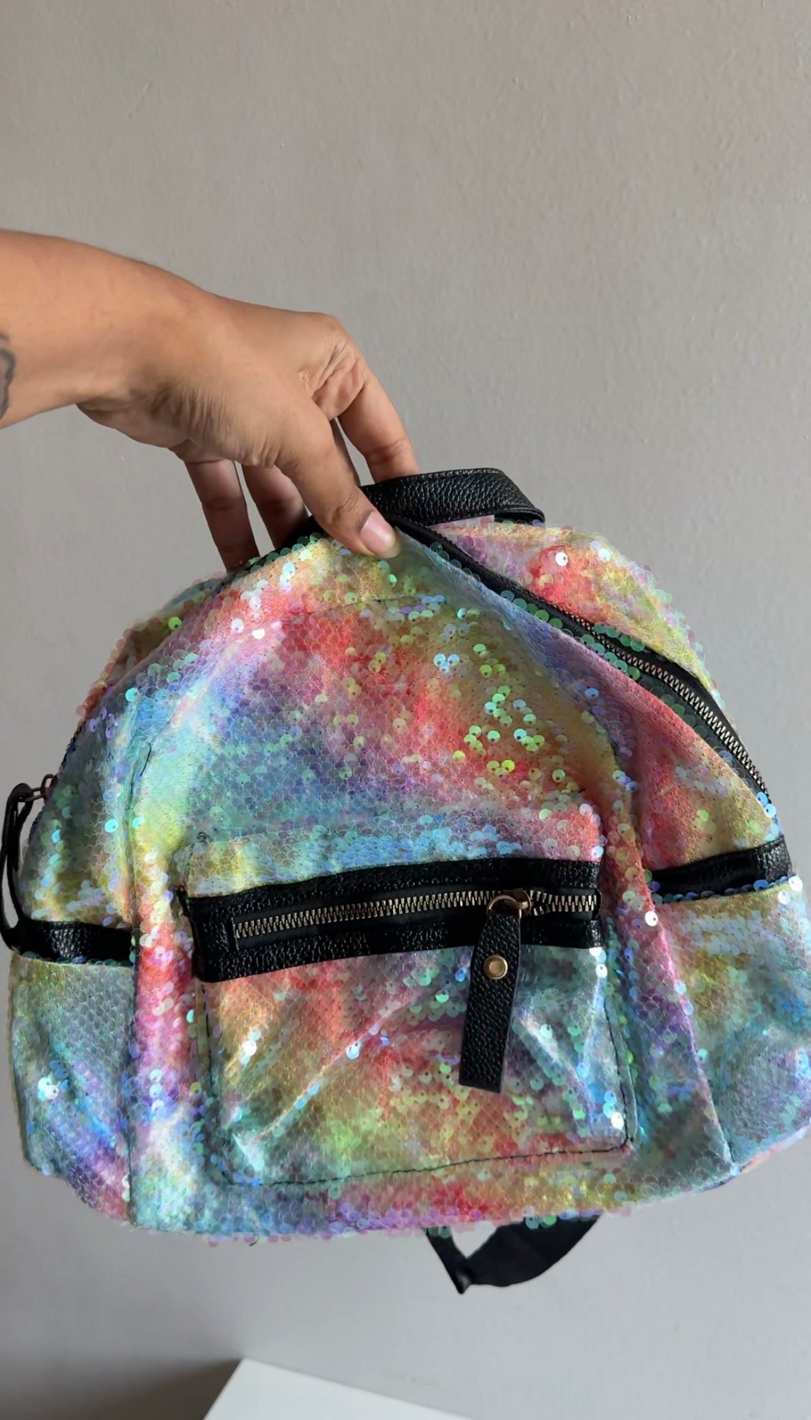 Sequence Unicorn shimmer bag