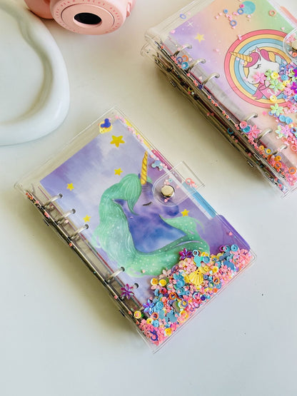 Glitter Spiral Reusable Diary