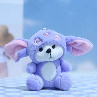 Stitch bear kuromii plushy keychain