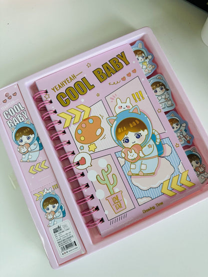 Cute Girl Diary Book